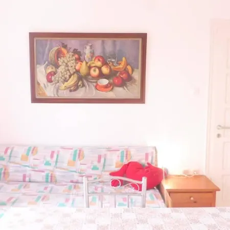 3 Min From The Beach-white&blue House In Lejlighed Apollon (Naxos)