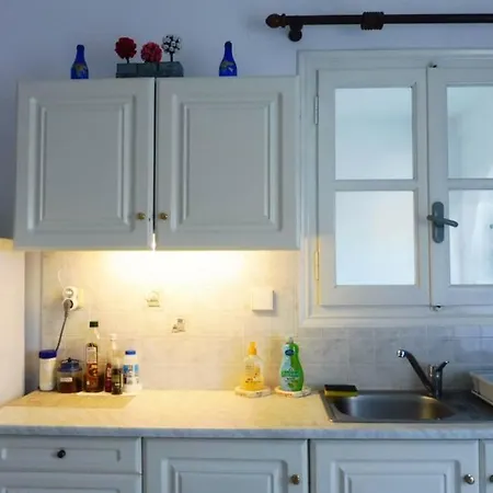 Lejlighed 3 Min From The Beach-white&blue House In Apollon (Naxos)